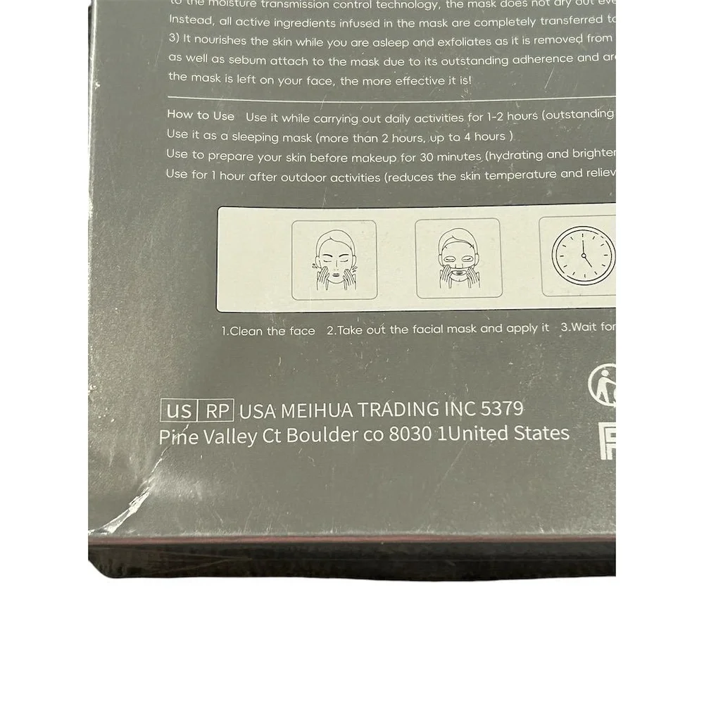 Deep Collagen Anti Wrinkle Lifting Face 9 Masks Anti-Aging NEW Sealed - Picture 5 of 11